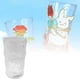thumbnail image 2 of Vaso de cristal con bordes dorados y dibujos hechos a mano, vaso pintado para niños, juego de pigmentos lavables, vaso decorativo para agua (360 ml), 2 of 5