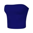 thumbnail image 3 of Ltctricy Tube Top for Women Strapless Stretchy Solid Color Going out Bandeau Shirts Slim Crop Tops Trendy Summer Clothes, 3 of 3