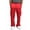 Red, variant on Men's Jogger Heavy Weight Fleece Cargo Pocket Sweat Pants Casual Loose Trousers (Light Gray,3XL)