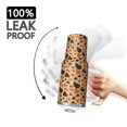 thumbnail image 3 of Leopard Print 40oz Tumbler– Stainless Steel Insulated Tumbler with Handle and Straw, Large Capacity Travel Cup for Hot & Cold Drinks, 3 of 6
