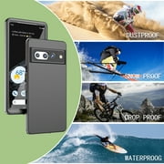 Google Pixel 7 Pro Waterproof Case with Built-in Screen Protector, Full Body Underwater Phone Cover Full Body Shockproof Protection for Google Pixel 7 Pro, Black