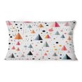 thumbnail image 3 of Designart "Light Pink Pattern Of Tiny Triangles" Geometric Throw Pillow - Modern Pillow For Couch - Insert And Pillows Covers For Bedroom Decor, 3 of 5