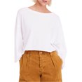thumbnail image 1 of Free People - Camiseta básica para mujer, color blanco, talla mediana, 1 of 1