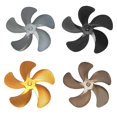 thumbnail image 3 of Fireplace Fan Replacement 5 Blades Aluminum Alloy Low Noise Blade, 3 of 4