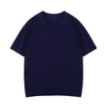 thumbnail image 6 of NAISIBABY Kids Boys T-Shirt, Baggy Crewneck Short Sleeve Soft Cotton Casual Sports Basic Tees Navy 4T, 6 of 6
