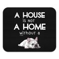 thumbnail image 2 of FINCIBO Rectangle Standard Mouse Pad, Non-Slip Mouse Pad for Home, Office, and Gaming Desk, A House Is Not A Home Without A French Bulldog, 2 of 5