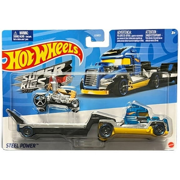 Mattel - Hot Wheels Super Rigs Die-Cast Vehicle - STEEL POWER (CGC18)