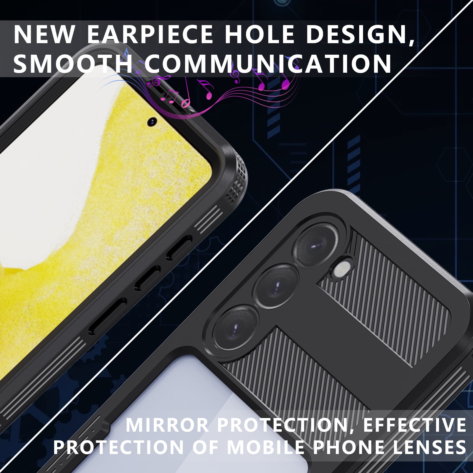 Designed for Samsung Galaxy S23 Plus Case,Waterproof Case with Built-in Screen Protector Shockproof Dustproof Heavy Duty Full Body Protective Case for Samsung Galaxy S23 Plus 5G 6.6", Black