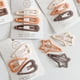 thumbnail image 2 of 3/4 Uds. Horquillas simples esmeriladas para niñas estrella ovalada triángulo cuadrado pinzas para el cabello para niños broches para el cabello horquillas Click Clack Tan Jianjun unisex, 2 of 2