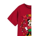 thumbnail image 2 of Disney Minnie Mouse Girls Holiday Graphic Crewneck Short Sleeve T-Shirt, Sizes 4-16, 2 of 4