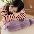 thumbnail image 3 of Juguete De Peluche De Elefante, Almohada Decorativa De Elefante Púrpura De 17,7 Pulgadas De Ancho Para Coche, 3 of 7