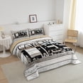 thumbnail image 3 of Erosebridal Lodge Cabin Bedding Twin Comforter Set,Happy Camping Down Comforter,Rv Accessories Bedding Sets Twin with Comforter,Super Cozy Rustic Room Decoration,Reversible,3pcs, 3 of 8