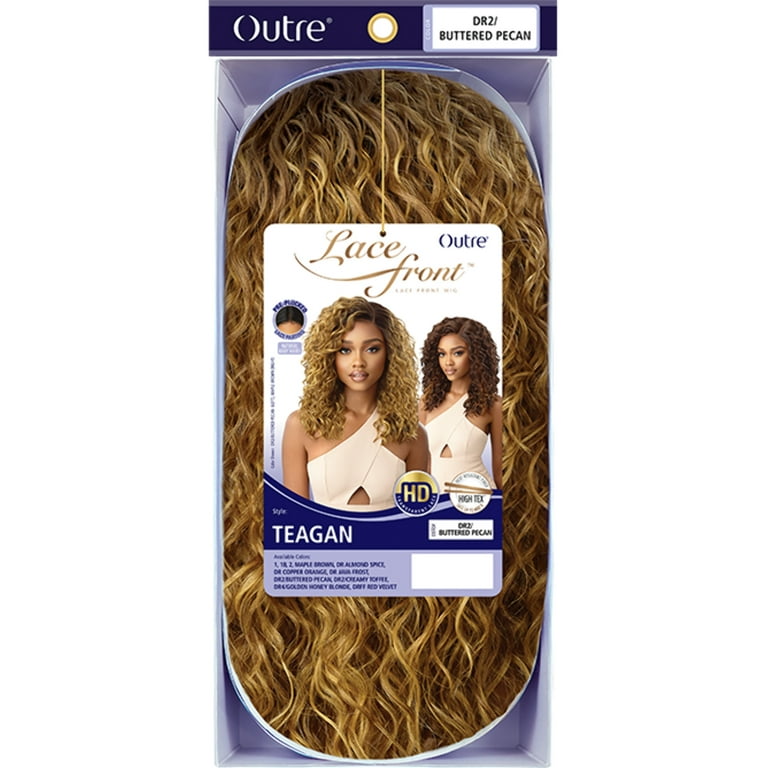 Outre Synthetic Lace Front HD Transparent Lace Wig TEAGAN