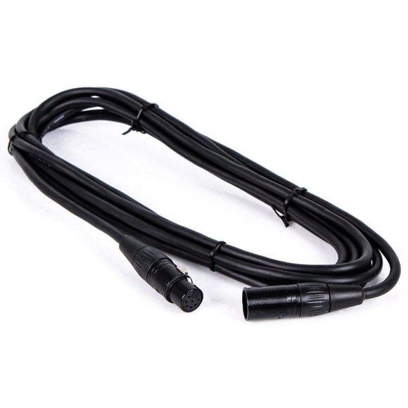 MXL Câble V69 1 Câble de Microphone Tube Mogami de 15 Pieds, XLR 7 Broches (Noir)