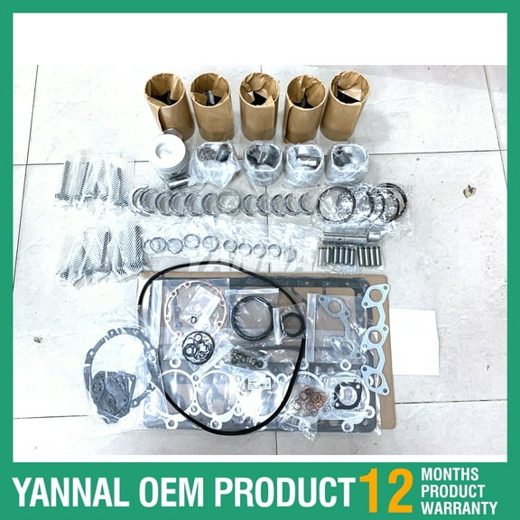 For Kubota Tractor M4900 M5700 F2803 Engine Overhaul Rebuild Kit