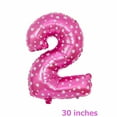 thumbnail image 2 of Kidsfavor 2nd Birthday Girl Mickey Mouse Minnie Mouse Themed Balloons, 6 Pcs, 2 of 8
