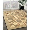 thumbnail image 2 of Ahgly Company Indoor Rectangle Contemporary Bronze Brown Abstract Area Rugs, 5' x 7', 2 of 6