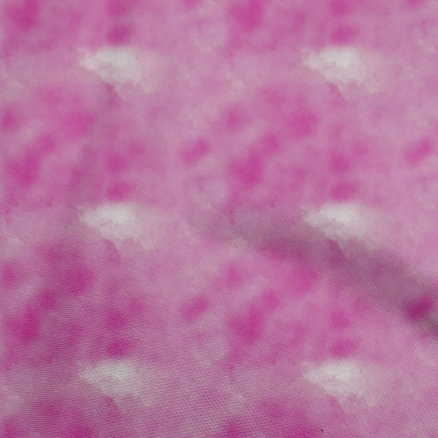 oneOone Cotton Jersey Fuschia Pink Fabric Abstract Smoke Sewing Material Print Fabric By The Yard 58 Inch Wide
