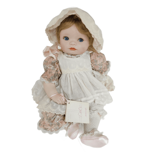 Vintage 1990 Hamilton Heritage Doll Jessica Porcelain Girl Doll by Connie Walser Derek 20 Inch