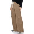 thumbnail image 6 of Black Sweatpants Women Wide Leg Sweatpants Womens Joggers with Pockets Fleece High Waist Loose Fit Ladies Sweatpants Baggy Drawstring Athletic Sweat Pants Sweatpants for Teen Girls, 6 of 6