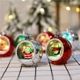 thumbnail image 4 of Bearachild Navidad Santa Claus Muñeco de nieve Colgantes LED Adornos colgantes para decoraciones navideñas Kits de decoración para fiestas Numero 3 Bearachild HA042652-03, 4 of 6