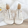 thumbnail image 4 of Lishi Fashion Non-Slip Roman Sandals for Girls, 4 of 5