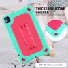 thumbnail image 3 of Mignova Kids Case for Nokia T10 8 Inch Tablet,Shockproof Kids Friendly Rugged Cover with Shoulder Strap & Kickstand Hybird Case for Nokia T10 8 Inch Tablet 2022 Released Tablet (Green/Pink), 3 of 6