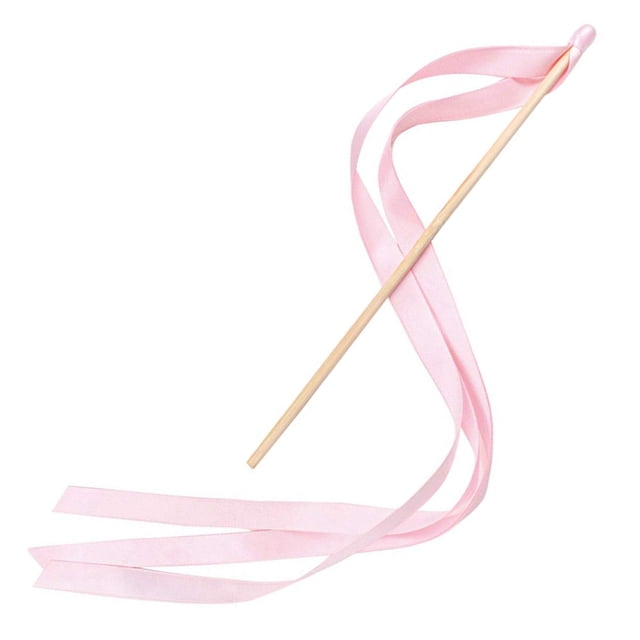 Bangcool Wedding Wand Creative Party Decoration Ribbon Stick Streamer Stick