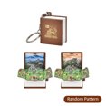 thumbnail image 3 of Llavero con forma de libro plegable para niños, juguete 3D para regalo de Navidad y Año Nuevo, alivio del estrés y la ansiedad, llavero con forma de castillo de dinosaurio para Navidad, 3 of 5