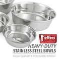 thumbnail image 4 of Jeffers Pet Heavy Weight Stainless Steel Pet Bowls for Dogs & Cats, 96 oz – Durable Food & Water Dish, Non Slip, Rust Resistant, Dishwasher Safe Feeding Bowl for Home, Travel, Indoor & Outdoor, 4 of 7