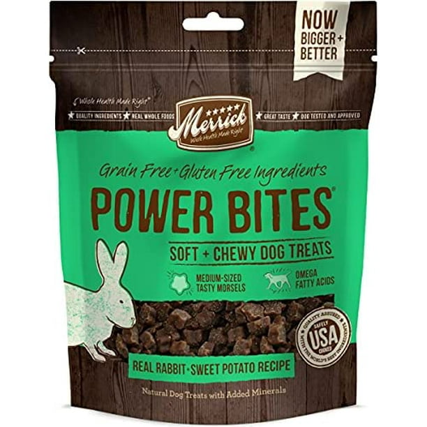 Merrick Power Bites Natural Grain Free Gluten Free Soft & Chewy Chews