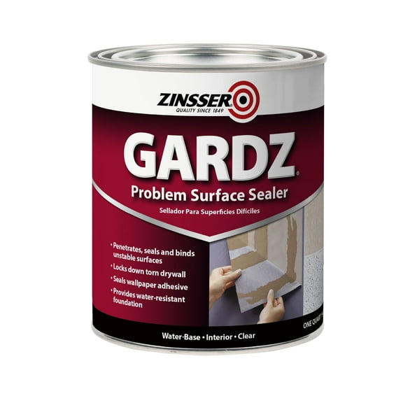 qt Zinsser 02304 Clear Zinsser, Gardz Water-Based Problem Surface Sealer