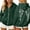 C-Green72, variant on DHFJKG Zip Up Hoodie Women Rhinestone Wing Graphic Glitter Long Sleeve Sweatshirt Fall Trendy Streetwear Jackets