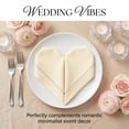 thumbnail image 3 of REGALWOVEN 12 Pack Cloth Napkins, Washable and Reusable Table Dinner Napkins for Home, Restaurant, Weddings, Event, and Parties Light gray 18x18inch, 3 of 6