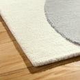 thumbnail image 4 of TOWN & COUNTRY LUXE Olso Abstract Colorblock Handcrafted Wool Area Rug, Beige/Rust/Cool Grey/Warm Grey, 6"x9", 4 of 10