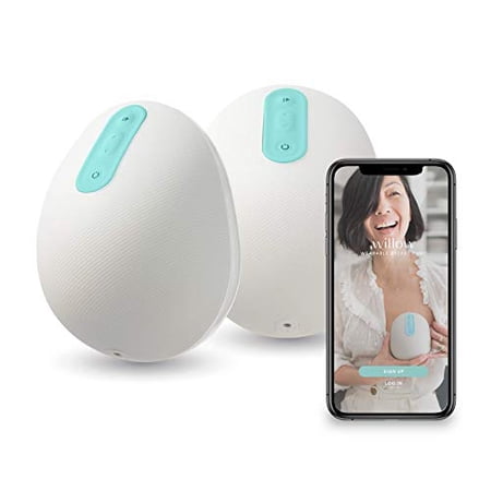 Willow Pump Wearable Breast Pump | Quiet & Hands-Free, Portable, in-Bra Double Electric Breast Pump with App | The Only Pump That Lets You Pump in Any Position (27mm)