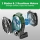 thumbnail image 2 of Ventilador portátil para acampar TDLOL recargable con linterna LED, 2 of 9