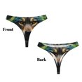 thumbnail image 3 of Fotbe Realistic Style Colorful Wolf Tanga Sin Costuras para Mujer con Estampado – Panties Invisibles, Transpirables y Cómodos para Uso Diario-Large, 3 of 6