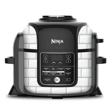 Skin Wrap for Ninja Foodi 6.5 Quart QT Accessories Cover Sticker | Wraps fit Ninja Foodi 6.5 Quart QT Mdl: OP302 107 | White Subway Tiles