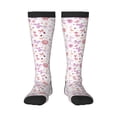 thumbnail image 2 of Picia Women Crew Soft Moisture-wicking Socks Retro Floral Pattern Design Cotton Socks, One Size fit All, 2 of 9
