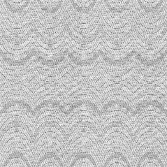 Ahgly Company Machine Washable Indoor Square Transitional Platinum Gray Area Rugs, 7' Square