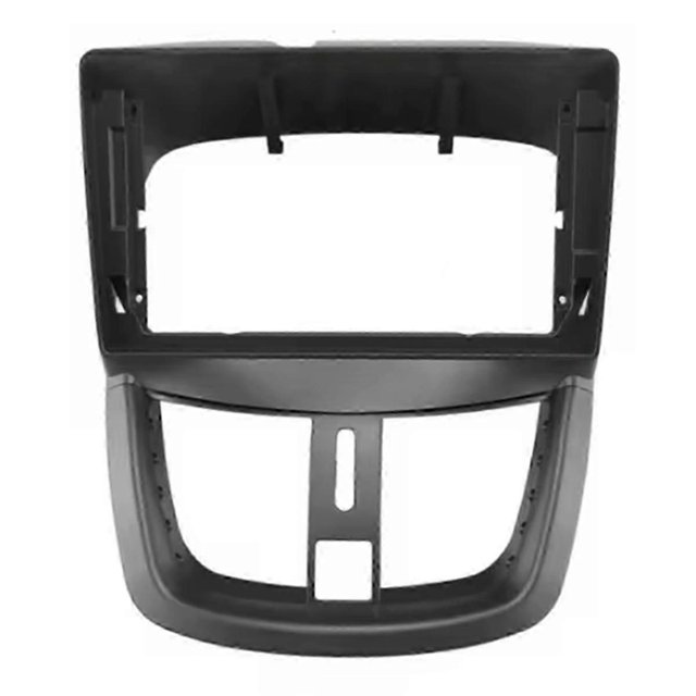 9 Inch 2Din Car Radio Fascias Frame Navigation Frame Stereo Panel Fascia Stereo Panel for Peugeot 207 2006-2010