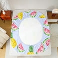 thumbnail image 5 of Manfei 3 Pieces Pineapple Sheet Set, Twin - Watermelon (Kawaii), 5 of 7