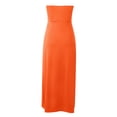 thumbnail image 5 of Vestido informal de playa sin mangas y cuello redondo holgado para mujer - Poliéster, ligero para vacaciones/uso diario, 5 of 5