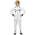 thumbnail image 3 of Combinaison Déguisement d'Astronaute Blanche pour Adulte Grande Taille, 3 of 3