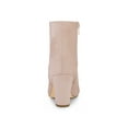 thumbnail image 2 of Unique Bargains Women's Side Zipper Block Heel Ankle Boots, 2 of 7