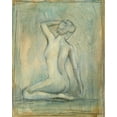 thumbnail image 2 of Harper, Ethan 26x31 White Modern Wood Framed Museum Art Print Titled - Contemporary Figure Study II, 2 of 4