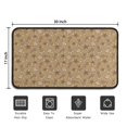 thumbnail image 5 of Brown Christmas Pattern Door Rugs,Washable Non Slip Door Mats Indoor,Decorative Door Mats,Entry Mat Indoor for Entrance,Bedroom,Kitchen,Bathroom,30"x17", 5 of 6