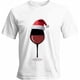 thumbnail image 1 of Camisetas para hombre con copa de vino y gorro navideño, camisetas casuales de manga corta para hombre, camisetas gráficas para adolescentes, niños y hombres., 1 of 8