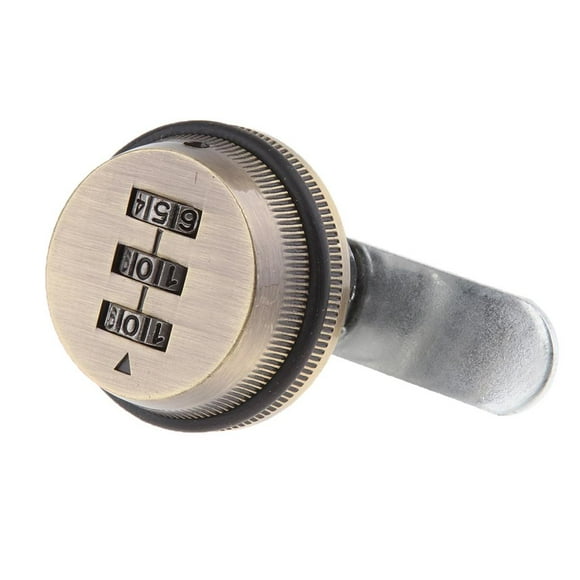 1 combination lock 90 twist tongue padlock backpack lock luggage locks Bronze